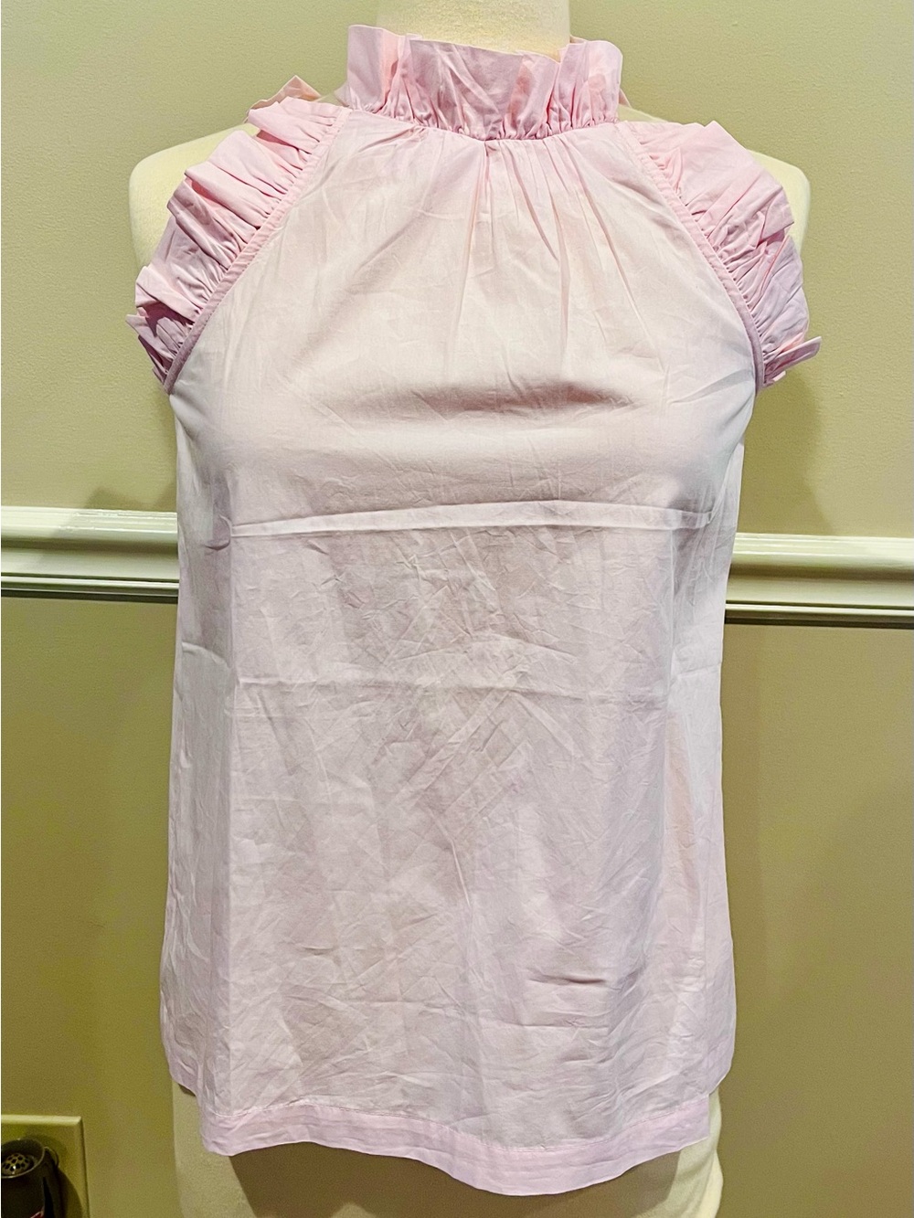 Pink-A-Boo Chaney Sleeveless Ruffle Top - Picture 5 of 12